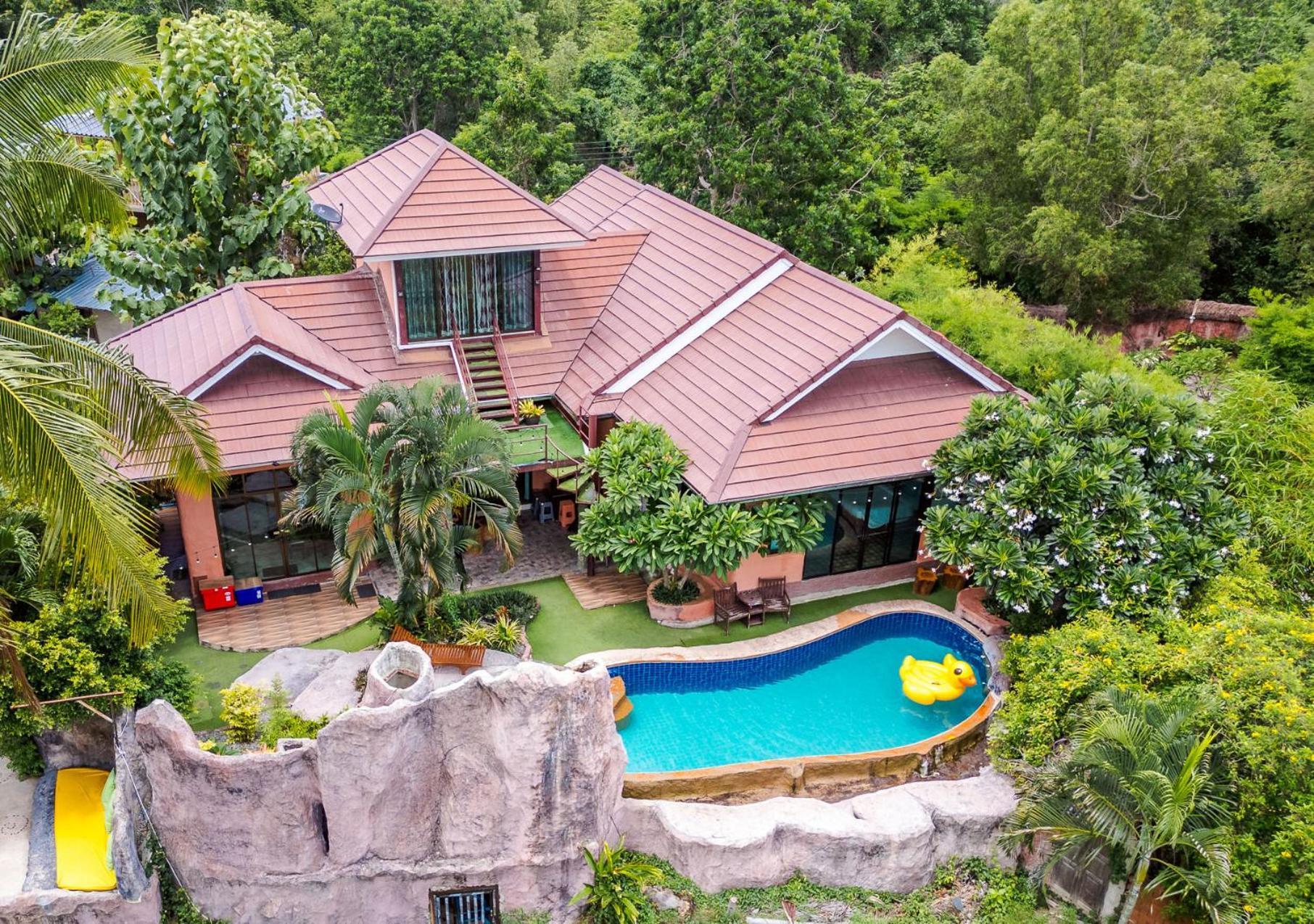 Huahin I-Din Poolvilla วิลล่ากลางธรรมชาติ วิวภูเขา เป็นส่วนตัว Екстериор снимка